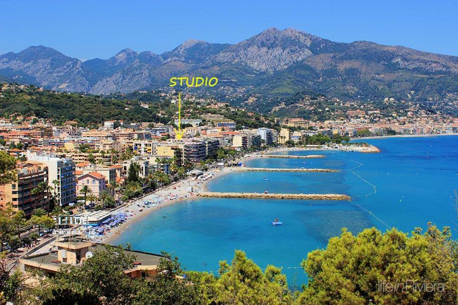 Apartmán Les Caroubiers Roquebrune-Cap-Martin Exteriér fotografie